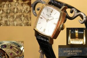 BA117 BAUME & MERCIER ボーム&メルシエ18K 腕時計 稼働