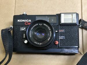 KONICA コニカ C35 EF KONICA HEXANON 38mm F2.8 JAPAN 46φ フィルムカメラ　ケースあり