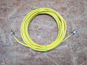 ◎CANARE ( カナレ ) / L-3CFB BNC-BNCケーブル 約6.9m 75Ω Coaxial Cable/同軸ケーブル・黄色 中古◎C-263