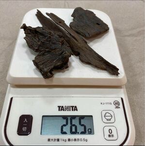 カリマンタン島産 香料樹木材 26.5g 【以下検索ワード…沈香 香木 伽羅 香道具 聞香 羅国 真南蛮 】