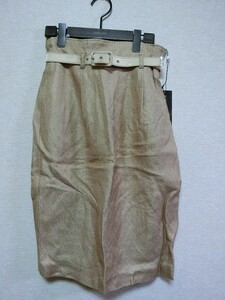 EPOCA スカート 40 タイト ベルト付き #KF108-758-40 定価59000円 エポカ