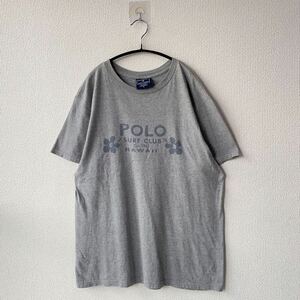 POLO SPORT RALPH LAUREN プリント Tシャツ S ポロスポーツ ラルフローレン グレー 90s