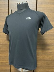 THE NORTH FACE(ザ・ノースフェイス） S/S SOCOOL V NE TEE（ソークールVネックティー）NT34103 ブラック M 希少Vネック GOLDWIN正規品