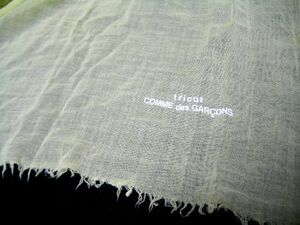 tricot COMME des GARCONS トリコ コムデギャルソン ロゴプリント 大判ストール