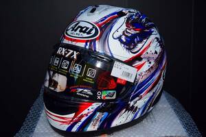 送料無料 / 新品未使用 / 人気.希少 / 23年6月1日製造 / Arai RX-7X KIYONARI TRICO / アライ キヨナリトリコ フルフェイス / Lサイズ