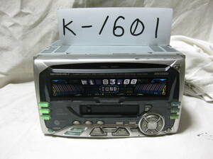 K-1601　ADDZEST　アゼスト　ADX5555z　PS-2181J　2Dサイズ　CD&カセットデッキ　故障品