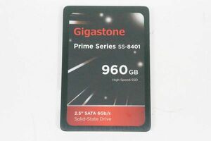 Gigastone 960GB 2.5インチ SSD Prime Series SS-8411 High Speed SATA 6Gb/s フォーマット済 使用時間5000時間以下 A602