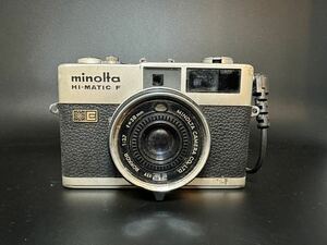 minolta HI-MATIC F レンジファインダー 38mm F2.7 コンパクトカメラ 動作確認未実施 レトロ