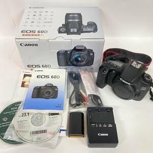 1円~【通電確認済】キャノン Canon EOS 60D DS126281 デジタル一眼レフカメラ ボディ 付属品あり G152772