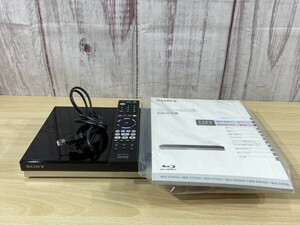 SONY　ソニー　ブルーレイディスク/DVDレコーダー　Model：BDZ‐ZW1500　2018年製品　2番組同時録画　外付けHDD対応　3313J