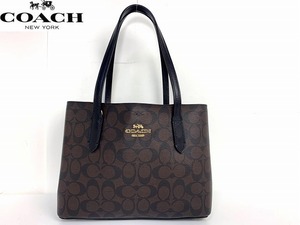 極美品★送料無料★ コーチ COACH シグネチャー アベニュー トートバッグ 肩掛け可能