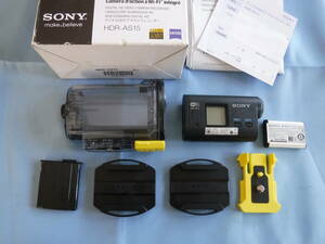 SONYソニーデジタルHDビデオカメラレコーダーHDR-AS15フルハイビジョン60P 60m防水 防塵 耐衝撃 動作確認済