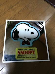 レトロ ビンテージ アンティーク PEANUTS スヌーピー パブミラー 鏡 ミラー SNOOPY ピーナッツ