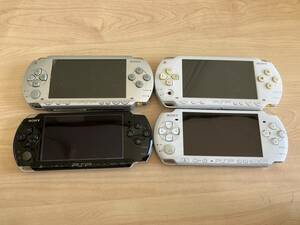 [5-3]PSP PlayStationPortable PSP-1000 PSP-3000 本体 4台まとめ ジャンク
