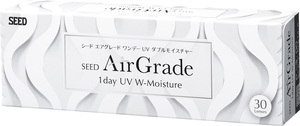 シード エアグレードワンデーUV W-Moisture コンタクトレンズ コンタクト １日使い捨て １DAY SEED 定形外郵便発送 要処方箋