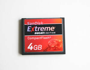SanDisk/サンディスク/ＣＦ/4GB/EXTREME DUCATIエディション（中古）