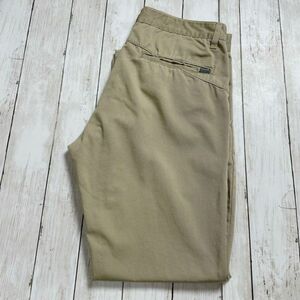 ボルコム　VOLCOM　ポリコットンチノパン　薄茶色ブラウン　サイズＬメンズ古着