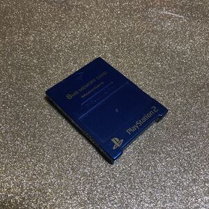 流星価格！PS2 メモリーカード ブルー。