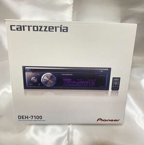 【新品 未使用】■パイオニア DEH-7100 Bluetooth 1DIN カロッツェリア CD、CD-R/RW、Bluetooth、USB、iPod/iPhone、AUX、FM/AM