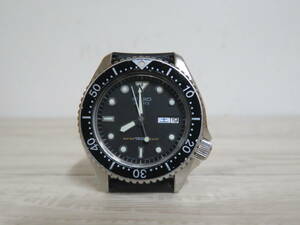 SEIKO セイコー ダイバーズ 150ｍ 6458-6000 黒文字盤 デイデイト 腕時計 