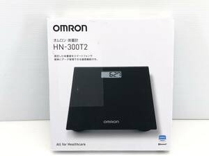 ■OMRON オムロン 体重計 HN-30T2 ブラック 未開封品■