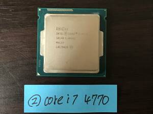 02 intel Core i7 4770 3.40GHz / 動作品