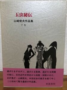 山崎俊夫 作品集　玉虫秘伝　サバト館　生田耕作 編集　初版函帯使用感無し極美