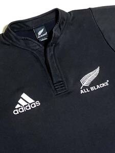 送料無料 adidas オールブラックス ヘンリーネック シャツ ニュージーランド代表