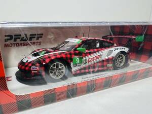 スパーク spark 1/43 Pfaff Motorsports Porsche 911 GT3R 2019 IMSA Weather Tech GTD Sprint Champion 【Pfaff特注】