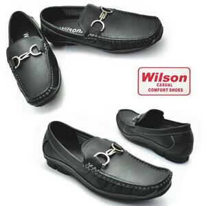 Wilson ウイルソン デッキシューズ//モカシン/Bk 245cm　No8802