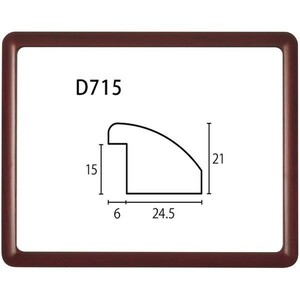 デッサン用額縁 木製フレーム D715 アクリル付 八ッ切