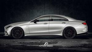 【FUTURE DESIGN】BENZ メルセデス・ベンツ CLS-Class C257 W257 サイドスカート 本物DryCarbon ドライカーボン FDGT2 カスタム エアロ 53