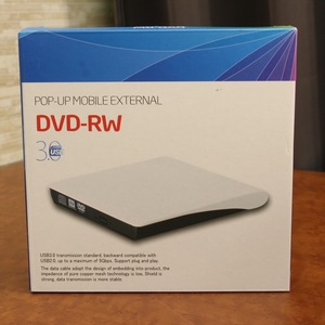 ★ RoHS DVD-RW POP-UP MOBILE EXTERNAL 外付けDVDドライブ ポップアップ USB3.0 モバイル 未使用品