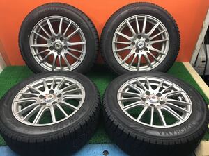 4t-212)冬 205/55R16 YOKOHAMA IceGuard iG60 2022年 9.5分山 6.5J+38 PCD114.3 5穴 ノア ヴォクシー オーリス等