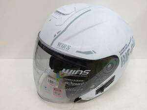 Lサイズ■WINS G-FORCE SS JET STEALTH ジェットヘルメット イビサホワイト アウトレット品 2020年製造■