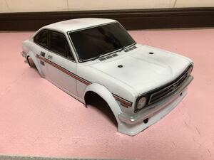 送料無料　Mシャーシ用　日産　サニー　クーペ　ラジコン　ボディ　LEDユニット付き　未走行　ABC HOBBY NISSAN SANNY COUPE RC BODY