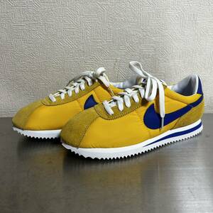 未使用 NIKE CORTEZ 2 MEDIUM YELLOW ROYAL BLUE 902024 741 ナイキ コルテッツ