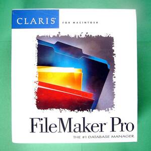 【3616】 CLARIS FileMaker Pro for Macintosh USA English New Sealed 新品 クラリス ファイルメーカー プロ データベース 英語版 未開封