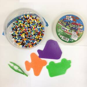 アイロンビーズ on the go 輸入発売元:カワダ perler beads プレートやピンセット入り おもちゃ 玩具