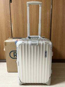 1000円~！廃盤希少品！正規店購入 美品 RIMOWA リモワ トパーズ ミニトロリー キッズトロリー スーツケース TSAロック 2輪 20L 920.42