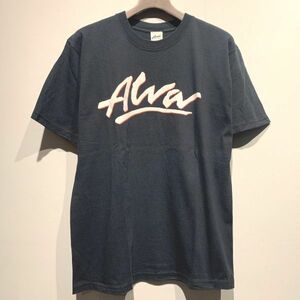 80s 90s USA製 Alva Skates LOGO T-Shirt アルバスケート Tシャツ size M ブラック /5731