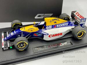 GP Replicas 1/18 ウィリアムズ FW15C #0 D.ヒル CAMELソニックデカール加工品 TOPMARQUES トップマルケス GP047A with SHOWCASE