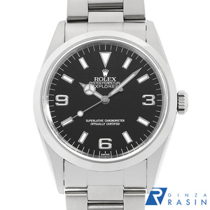 ロレックス エクスプローラーI 14270 ブラック U番 中古 メンズ 腕時計　