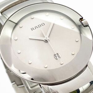 RADO ラドー 129.0531.3 jubile ジュビリー DIASTAR ダイヤスター デイト 腕時計 シルバー文字盤 元箱付 alpひ0419