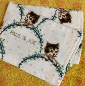 PAUL&JOE　 ポール＆ジョー　 ハンドタオル　pjキャット