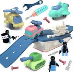 CORPER TOYS おもちゃ 組み立て式 ミニカー 5台SET