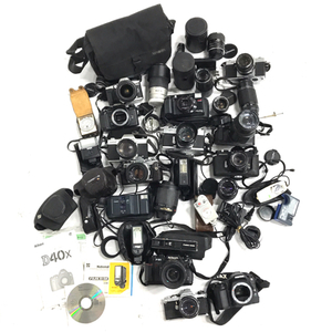 1円 PENTAX ist D ME SMC PENTAX-M 1:1.7 50mm 含む フィルム デジタル カメラ レンズ まとめセット