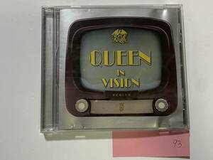 CH-93 QUEEN QUEEN IN VISION CD クィーン ベストアルバム 名曲 BOHEMIAN RHAPSODY I WAS BORN TO LOVE YOU WE WILL ROCK YOU/洋楽