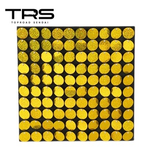 TRS スパンコール 100個 ブラックボードセット 300×300mm レーザーゴールド 390143