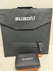 Suaoki スアオキ SCB-120 ソーラーチャージャー 折りたたみソーラーパネル 120W 専用バッテリー(U10)付き